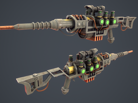 Plasma Rifle Modelo 3D