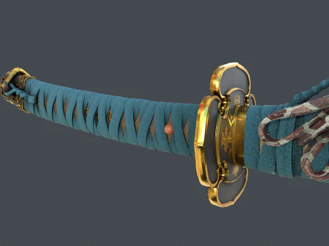 Katana Game Ready Model 3D Model