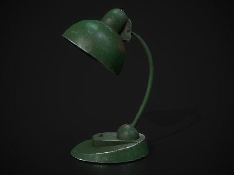 Worn Out Desk Lamp 3D Model