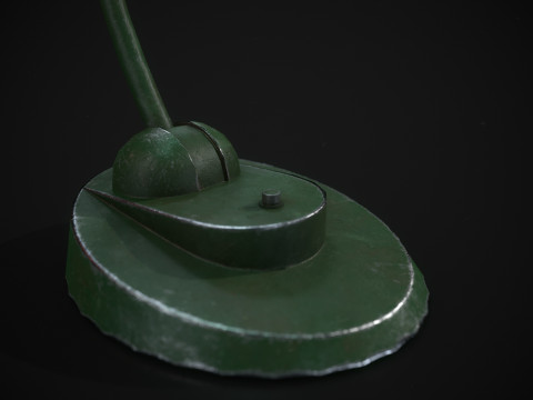 Worn Out Desk Lamp 3D Model