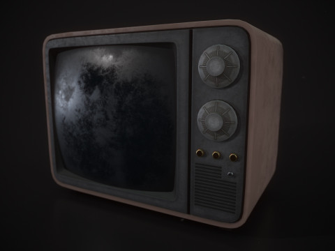 Old Television 3D Model