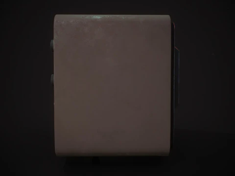 Vecchia televisione Modello 3D