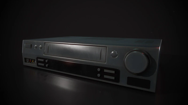 Leitor de VHS Modelo 3D .c4d .max .obj .3ds .fbx .stl .blend