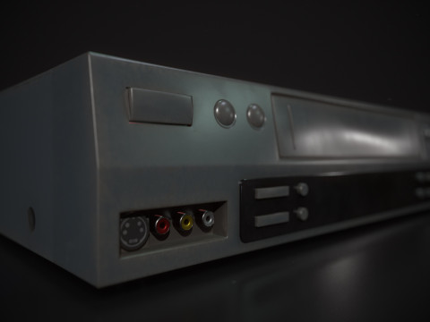 VHS Player 3D Model