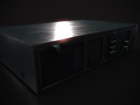VHS Player 3D Model