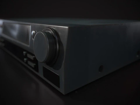 Leitor de VHS Modelo 3D