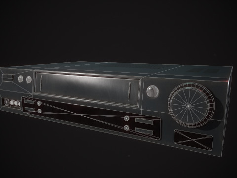 VHS Player 3D Model