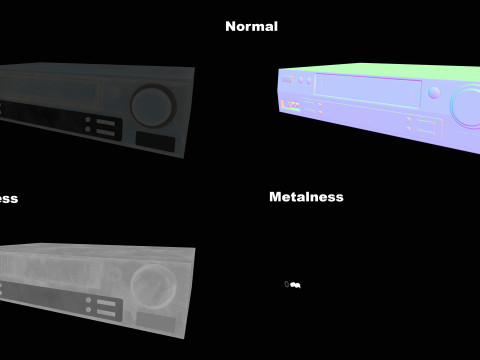 VHS Player 3D Model