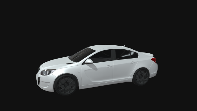 Buick regal car Model 3D .c4d .max .obj .3ds .fbx .stl .blend 