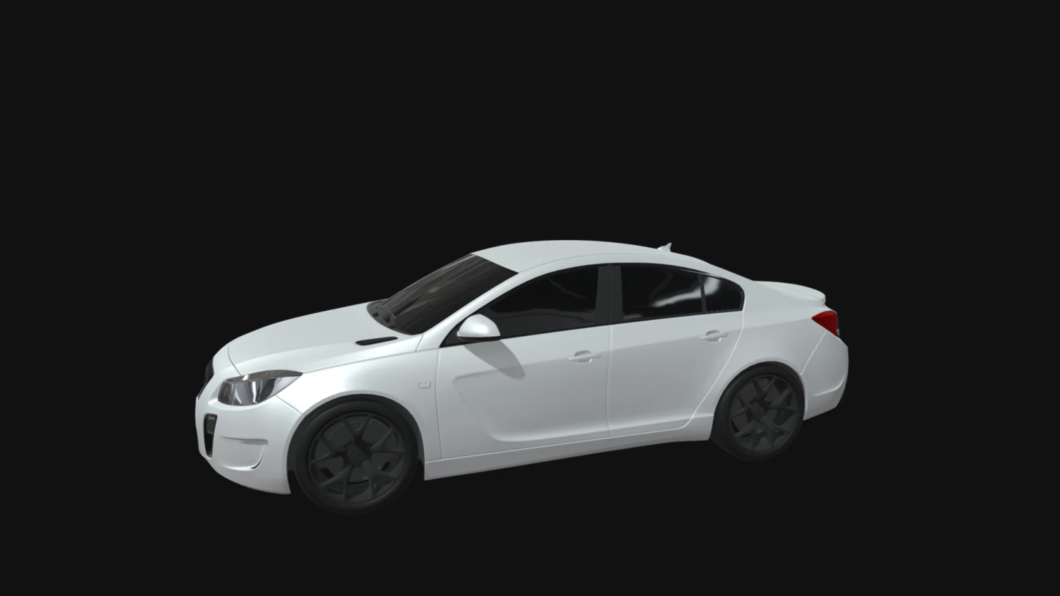 Buick regal car 3D Model .c4d .max .obj .3ds .fbx .stl .blend 