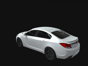Buick regal car Model 3D