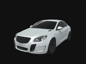 Buick regal car Model 3D