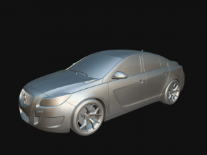 Buick regal car Model 3D