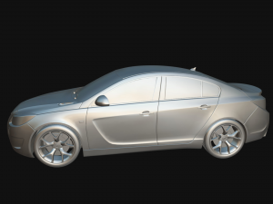 Buick regal car Model 3D