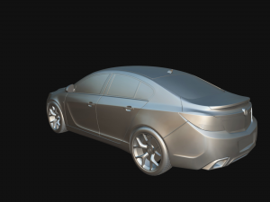 Buick regal car Model 3D