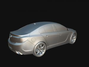 Buick regal car Model 3D