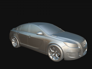 Buick regal car Model 3D