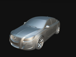 Buick regal car Model 3D