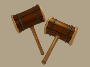 Stylized hammer Modelo 3D