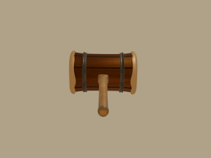 Stylized hammer 3D Model