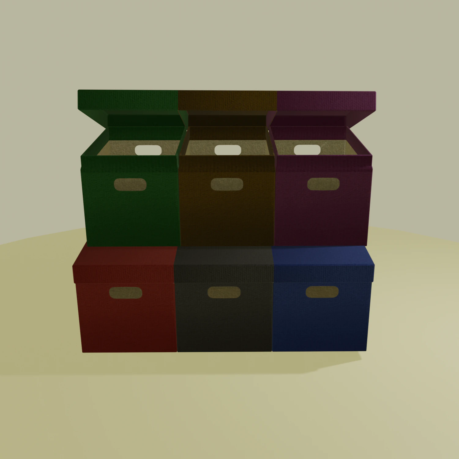 Box pack 3D Model .c4d .max .obj .3ds .fbx .stl .blend