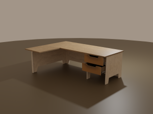 Desk pack 3D 모델