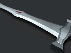 Pedang Abad Pertengahan Model 3D