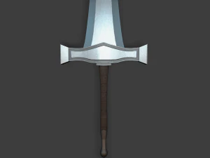 Middle Ages Sword 3D Model