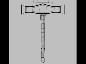 Middle Ages Sword 3D Model