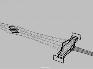Middle Ages Sword 3D Model