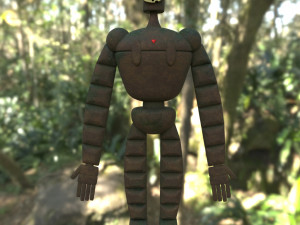Castle In The Sky Laputa Robot Modelo 3D