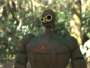 Castle In The Sky Laputa Robot 3Dモデル