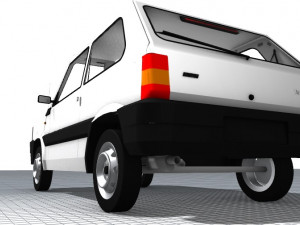 Fiat panda 141 Modello di stampa 3D