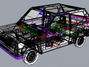 Fiat panda 141 Modello di stampa 3D