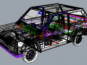 Fiat panda 141 3D Print Model