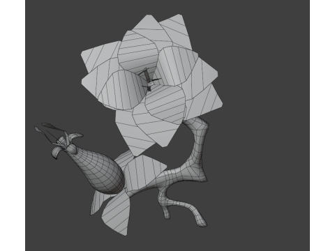Stylized Flowers 3D मॉडल