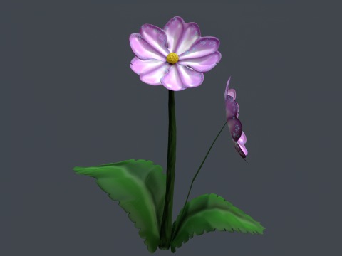 Stylized Flowers2 Model 3D
