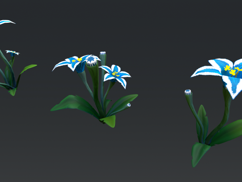 Stylized Flowers3 Modelo 3D