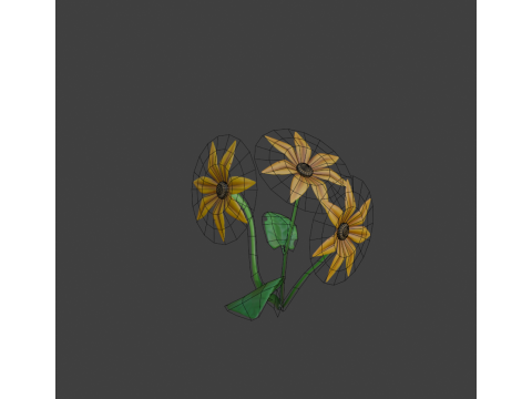 Stylized Flowers4 3D मॉडल