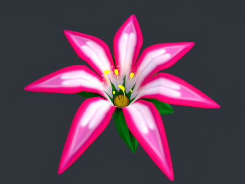 Stylized Flowers5 Modello 3D