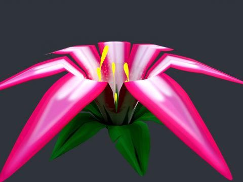 Stylized Flowers5 Modello 3D