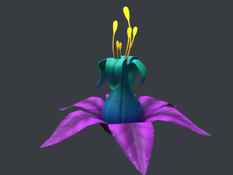 Stylized Flowers6 3D मॉडल