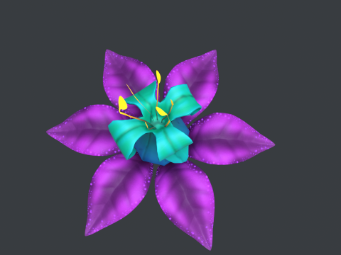 Stylized Flowers6 3D मॉडल
