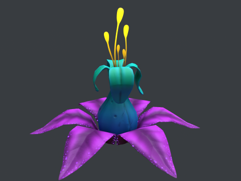 Stylized Flowers6 3D मॉडल