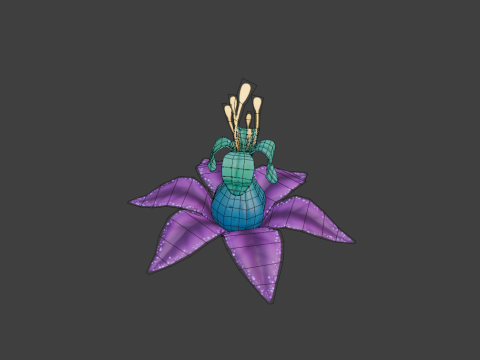 Stylized Flowers6 3D मॉडल