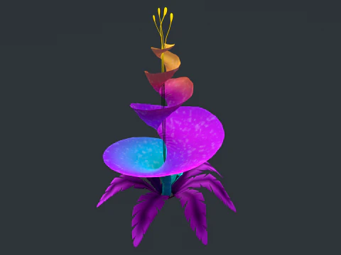 Stylized Flowers7 3D Model