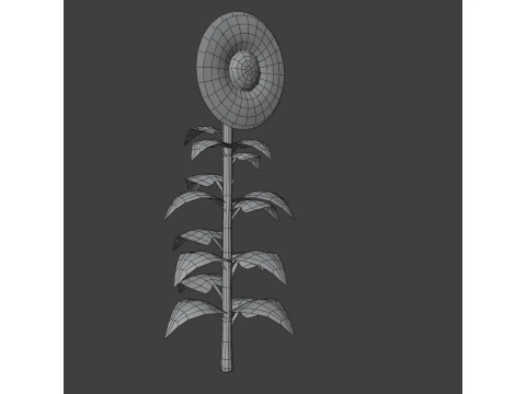 Stylized Flowers 8-9 3D Model