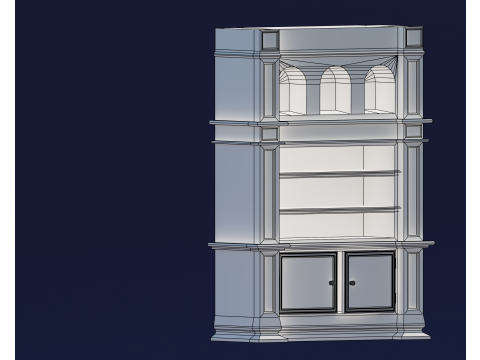 Bookcase Modelo 3D