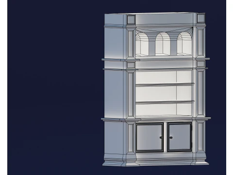 Bookcase 3D Model