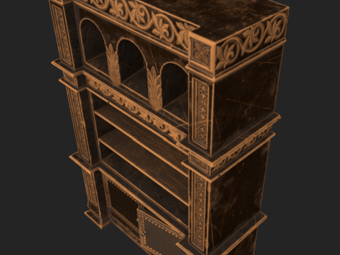 Bookcase Modelo 3D